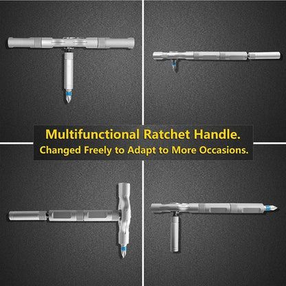 【SummerVibes】24-in-1 Multi-Purpose Magnetic Ratchet Screwdriver & Wrench Set