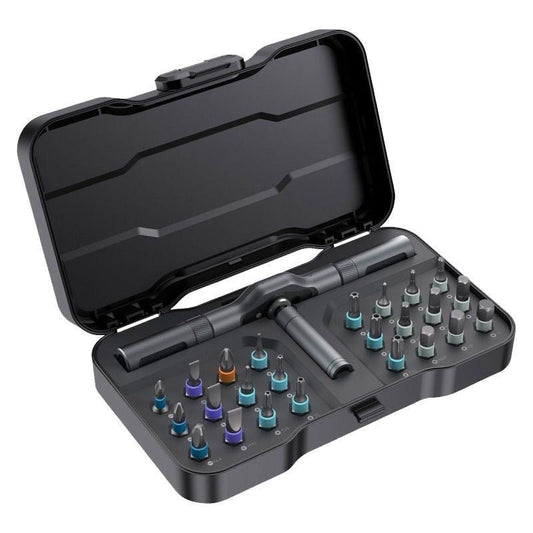 【SummerVibes】24-in-1 Multi-Purpose Magnetic Ratchet Screwdriver & Wrench Set